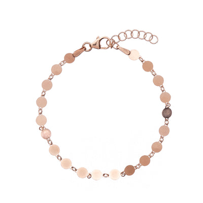 Bracciale-catena-tondini-pieni-Alisia-gioiello-argento-oro-rosa