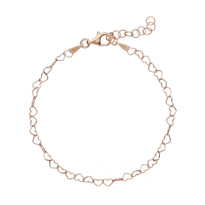 Bracciale-catena-cuori-Alisia-gioiello-argento-oro