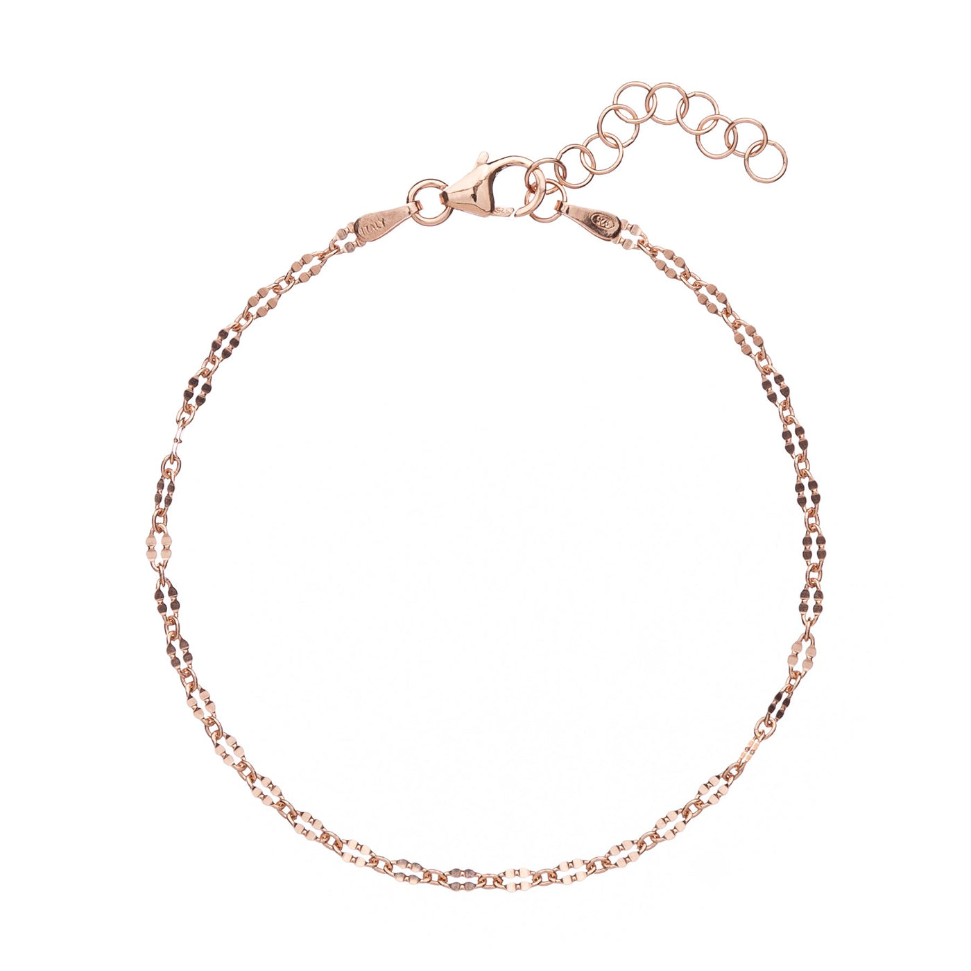 Bracciale-fancy-Alisia-gioiello-argento-oro-rosa