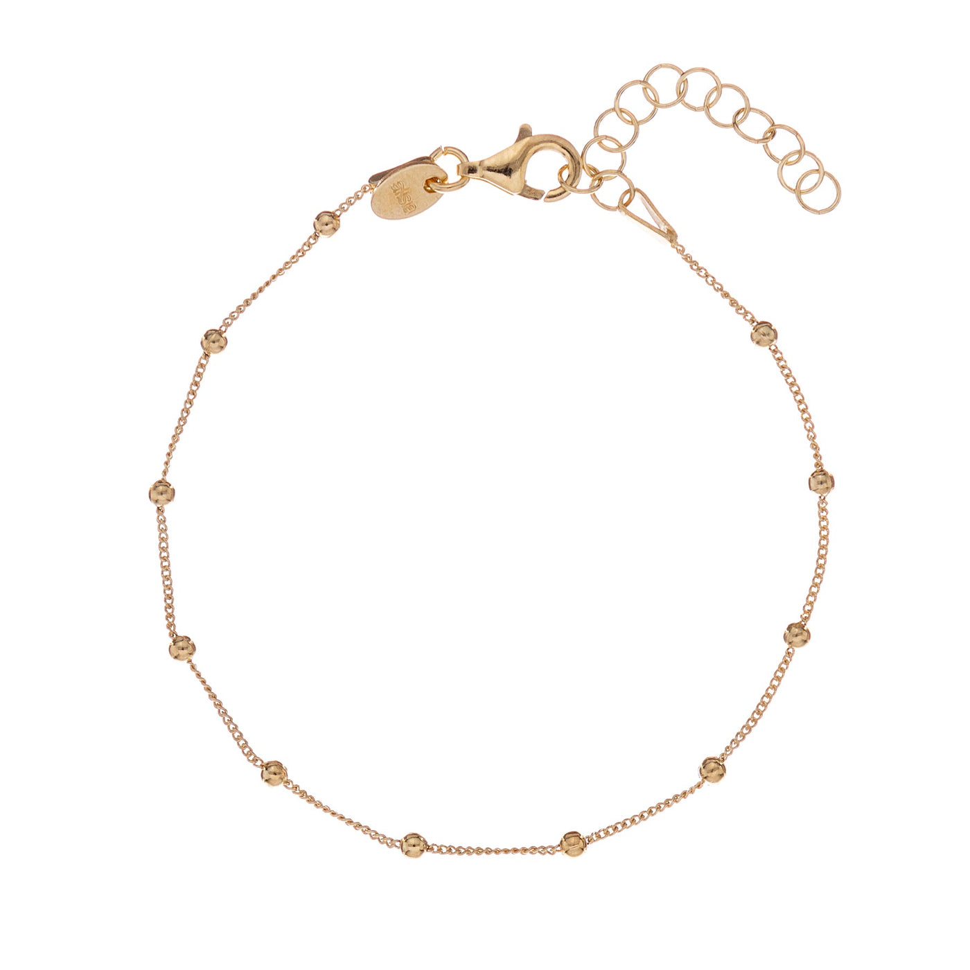 Bracciale-palline-distanti-Alisia-gioiello-argento-oro