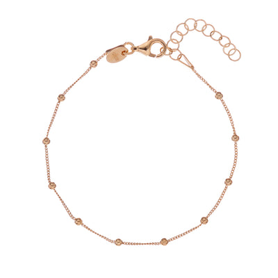 Bracciale-palline-distanti-Alisia-gioiello-argento-oro-rosa