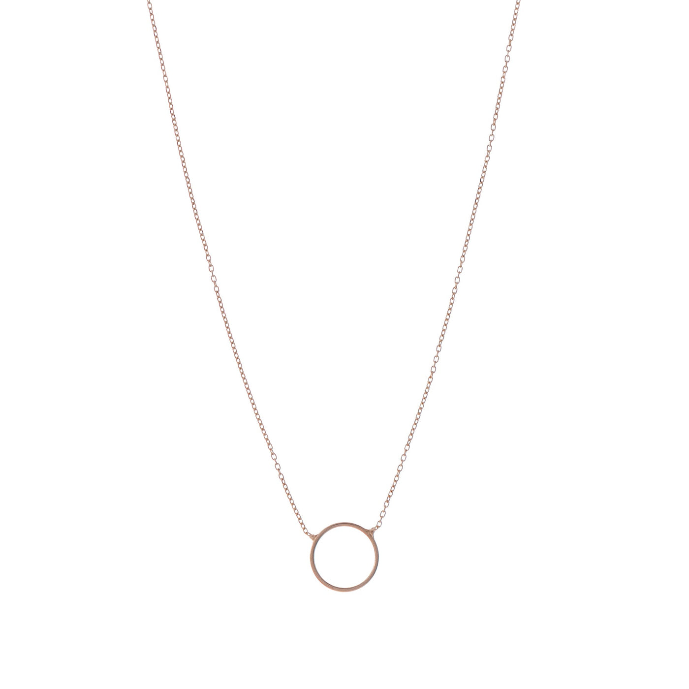 Collana-profilo-cerchio-centrale-Alisia-gioiello-argento-oro-rosa