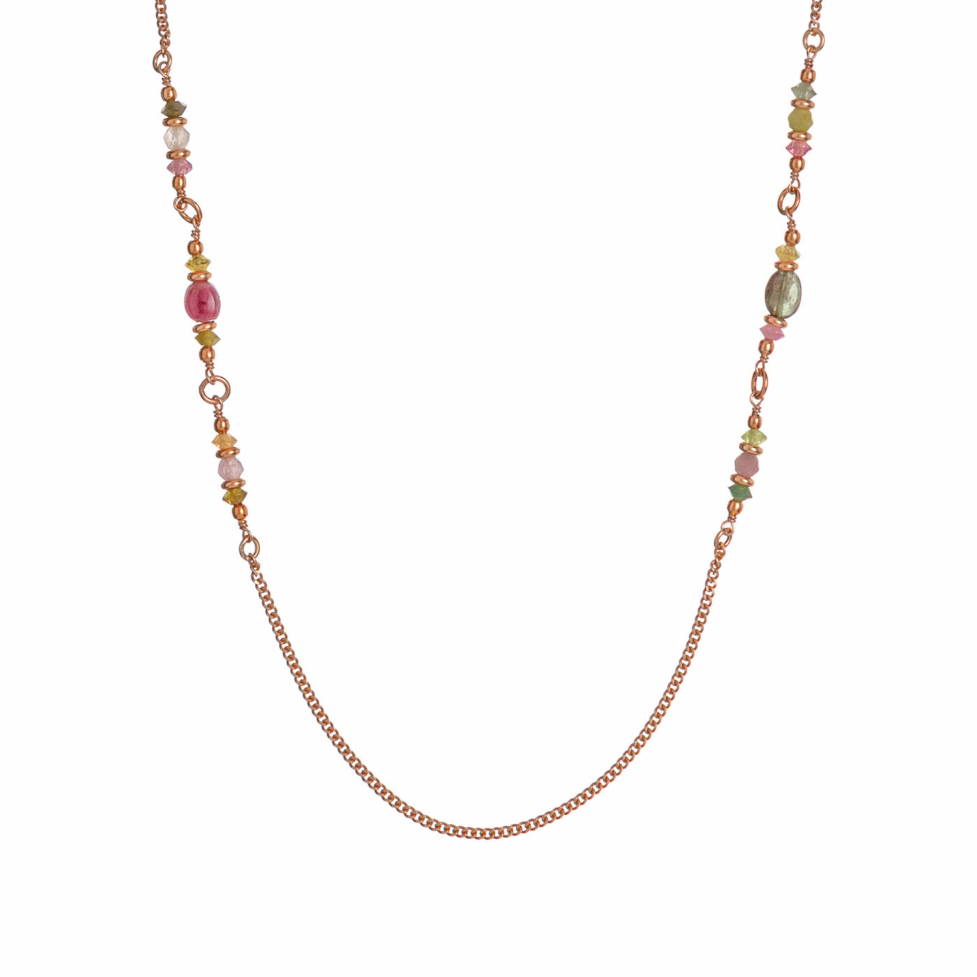 Necklace-chain-with-side-tourmalines