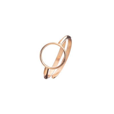 Anello-profilo-Cerchio-Alisia-gioiello-argento-oro-rosa
