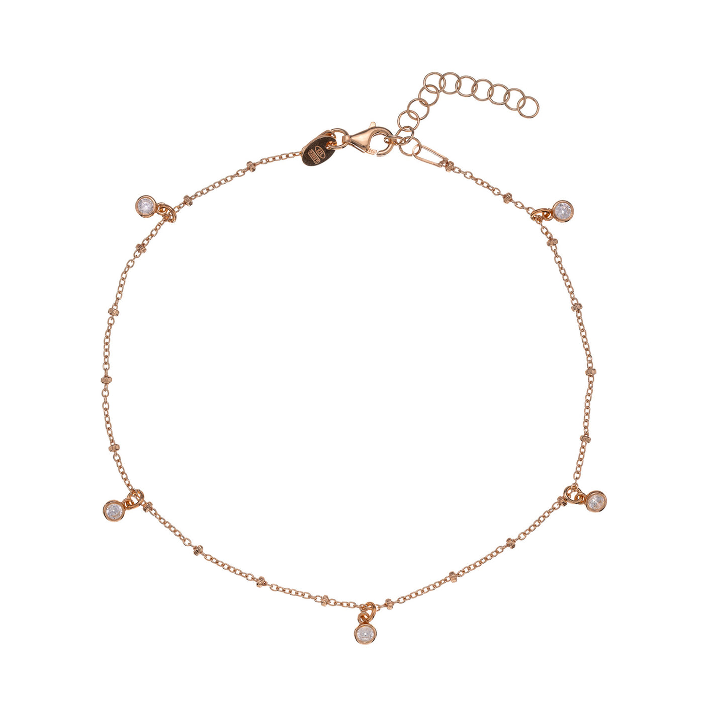 Zircon Anklet